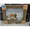 Image 1 : Framed oil on canvas transfer print