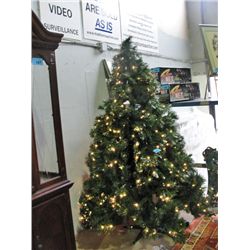 7F tall lighted artificial christmas tree with