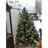 Image 1 : 7F tall lighted artificial christmas tree with