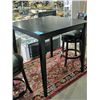 Image 1 : Black counter height dining table