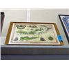 Image 1 : Framed virgin islands map