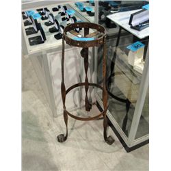 Hand crafted wrought iron plant stand