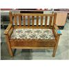 Image 1 : Solid oak enterance way bench seat