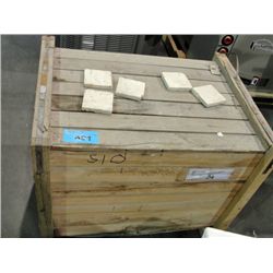 One crate filled with elegant tumbles marble