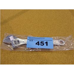 One 10" lifetime warrenty cresent wrench