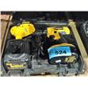Image 1 : Dewault 18v cordless drill with 2 batteries and