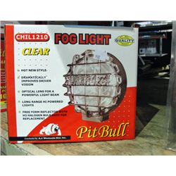 One Pitbull clear foglight