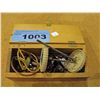 Image 1 : Wooden box of model gas airplane motors and parts