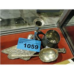 4pcs of silver plate