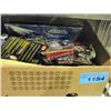 Image 1 : Box of assorted starwars action figures and