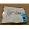 Image 1 : Framed original water color painting signed