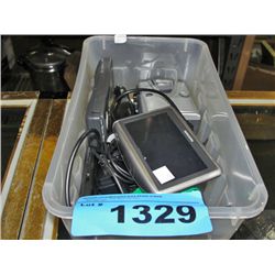 Box of assorted smart phones and other electronics