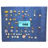 Image 1 : One padded display set of assorted collectors pins
