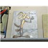 Image 1 : Oil on canvas transfer print - Wylie coyote "help"