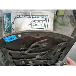 Decorative fireplace screen