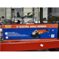 Western rugged 5" electric angle grinder