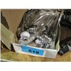 Image 1 : Box of new stainless steel faucets