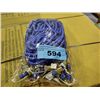 Image 1 : One bag of blue bungee cords