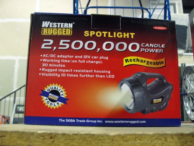 Western rugged spotlight