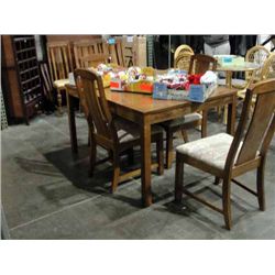 5pc dining table set; table with 4 chairs