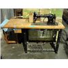 Image 1 : Singer industrial tredle sewing machine