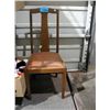 Image 1 : Antique oak T back dining chair