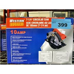 Western rugged 7 1/4" circular saw