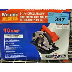 Western rugged 7 1/4" circular saw