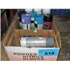 Image 1 : Box of assorted spray paints