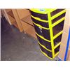 Image 1 : 5 drawer storage organizer -black and yellow