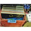 Image 1 : 2 red milk crates of assorted records