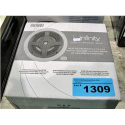 Infinity two way round in ceiling loud speaker
