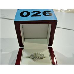 10k gold one carat ladies diamond ring