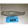 Image 1 : Inuit soapstone carving - seal