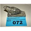 Image 1 : Inuit soapstone carving - seal