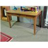 Image 1 : Early 1900s single drawer oak writing desk