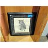 Image 1 : Framed owl print