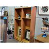 Image 1 : Approx 6F tall oak bookshelf