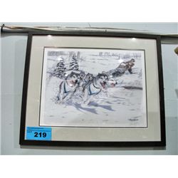 Framed limited edition signed and numbered