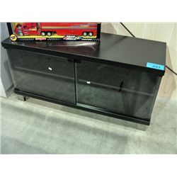 Black TV entertainment cabinet