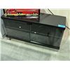 Image 1 : Black TV entertainment cabinet