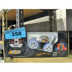 Mid size radio controlled stunt car