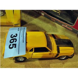 Boss 302 mustang  diecast metal collectors car