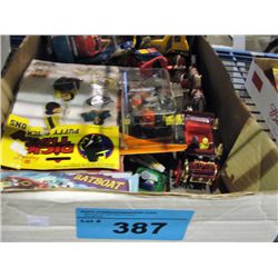 One box of assorted collectors cars and toys