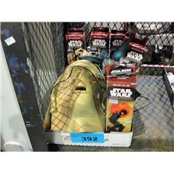 One box of assorted starwars collectables