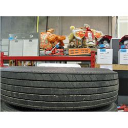 One new Hankook radial F80 semi truck tire