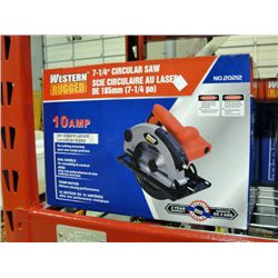 Western rugged 7 1/4" circular saw