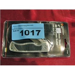 One 4" stainless steel all purpose knife