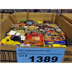 One box of assorted collectors toy cars