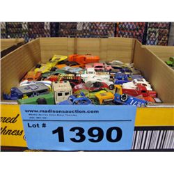 One box of assorted collectors toy cars